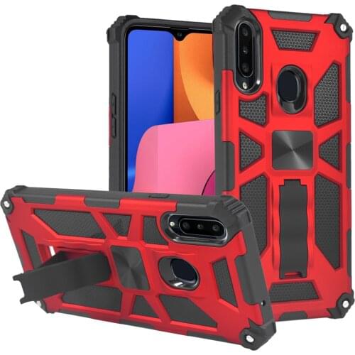 Bracket Armor Protector Phone Case For Samsung Galaxy A20S A30S A50S A70S A70 A50 A20 A30 Rugged With Metal magnetic Back Cover