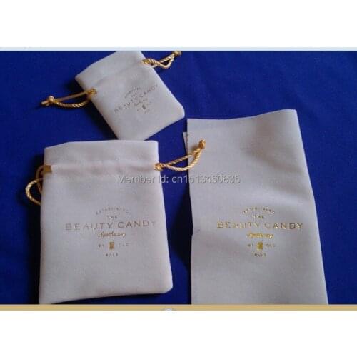 100pcs/lot HIgh quality velvet jewelry bag/pouch for cosmetic/diamond jewelry,Size can be customized,Various colors,wholesale