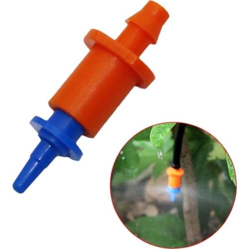 40pcs Watering Irrigation Garden Greenhouse 360 degree Automatic refraction nozzle plastic Sprinkler connect 4/7mm hose