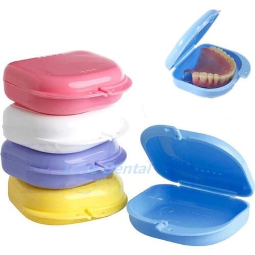 6 Pcs Dental Orthodontic Retainer Denture mouthguard Case Box