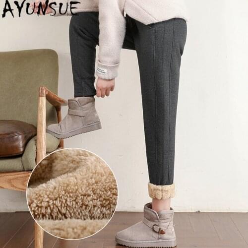 Женские брюки с высокой талией AYUNSUE China At AliExpress