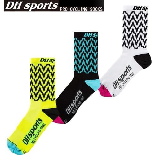 DH sport High quality Professional brand Cycling sport socks Protect feet breathable wicking socks cycling socks Bicycles Socks