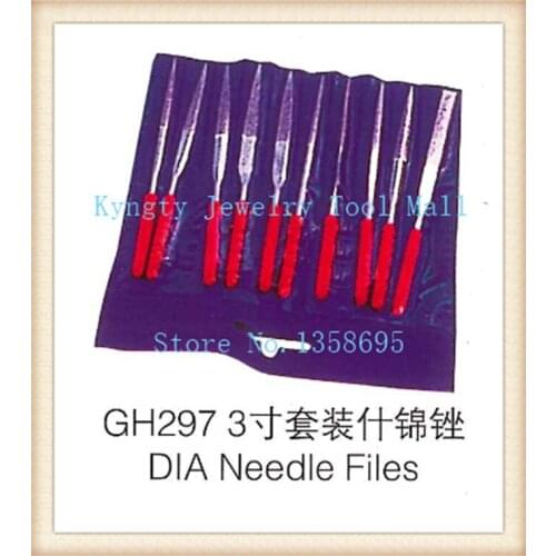 Diy 10pcs/lot 3 inch needle files jewelry files jeweler polishing