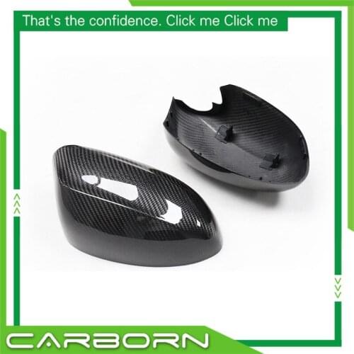 For-BMW Z4 E89 2009-2015 Replacement Style Rear View Side Gloss Black Dry Carbon Fiber Mirror Cover