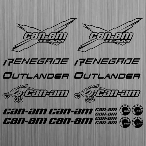 For can-am canam team BRP renegade outlander sticker quad ATV 20 Pieces Car Styling