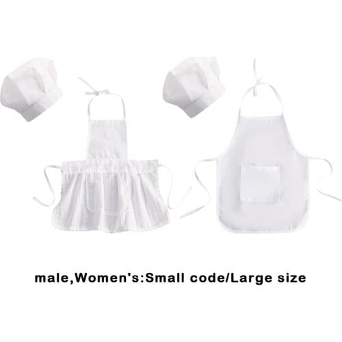 Breathable Soft Comfortable Baby Newborn Fancy Photography Photo Prop Picture Chef Apron Set Outfits Cosplay