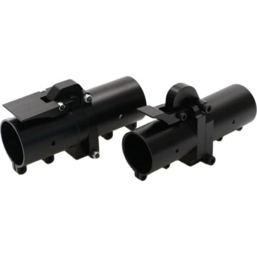 2PCS Aluminum Alloy D25 D28 D30 D35 D40mm Horizontal Folding Arm Carbon Tube Fixed Seat Connector Joint for RC Plant UAV Drone