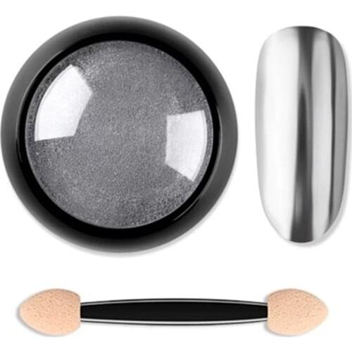 Chrome Nail Powder Metallic Mirror Effect Holographic Aurora Chameleon Pigment Nail Art Gel Polish Mermaid Unicorn Dipp Powder