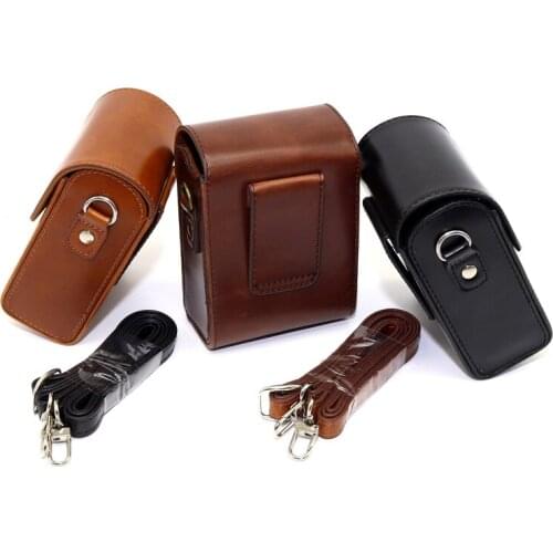 PU Leather Camera Case For Canon G7XII G9X G7X G7X Mark II SX710 SX700 SX720 S95 S90 SX260 SX240 SX275 N100 Hard Shoulder Bag