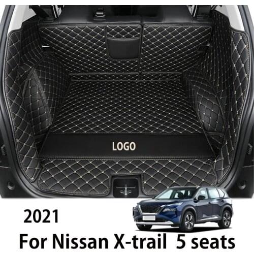 Car trunk mats For Nissan X-Trail Rogue XTrail T30 T31 T32 2021 Rear Trunk Floor Mat Tray Carpet Mud