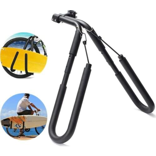 Motorcycle Bicycle Surfboard Rack Motor Moped Scooter Surf Rack Adjustable Surfing Wakeboard Rack Hanger Carrier Mount Holder