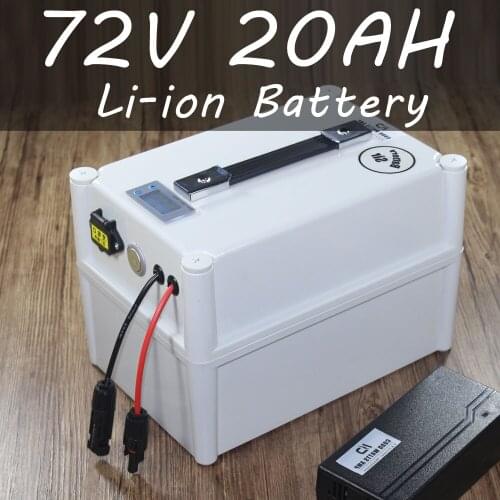 2000W Lithium Battery 72V 20AH e-Bike battery 72V Electric motorcycle Battery Pack