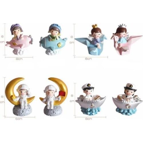 Miniature Resin Boy Girl Couple Figure Statue Wedding Desktop Ornaments