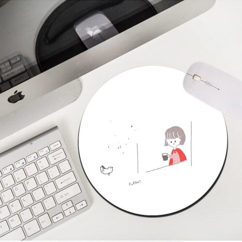 MRGLZY Drop Shipping Minimalist white Small Mouse Pad Genshin Impact Gamer MousePad DeskMat Nonslip Rubber PC Gaming Accessories