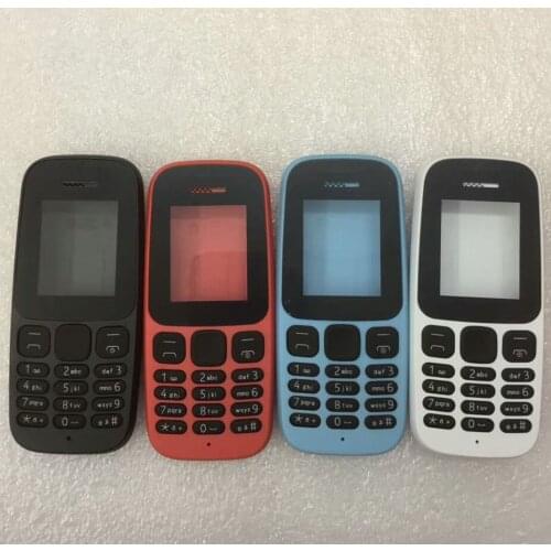 New Full Phone Housing Cover Case+English Keypad For Nokia 105 2017 TA-1010