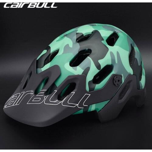 CAIRBULL Mountain Bike Helmets Outdoor Sports MTB Safety Cycling Helmet Adult Men Women Removable Sun Visor Integrally-Molded
