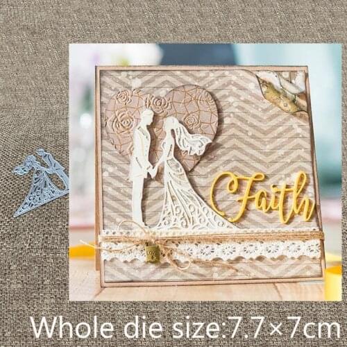 New Design Craft Metal Cutting Die die cuts lover couple decoration scrapbook Album Paper Card Craft Embossing die cuts