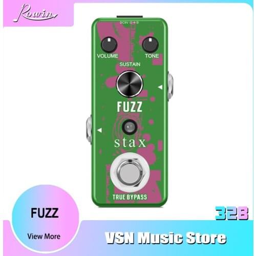 Stax Guitar Fuzz Pedal Special Analog Fuzz Effect Pedals For Electric Guitar Plump And Rich Mini Size Wtih True Bypass