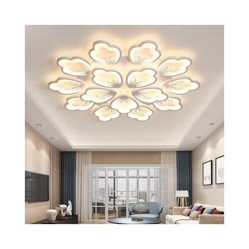 Led Living Room Ceiling Lamp Modern Minimalist New Bedroom Lamp Warm and Romantic Nordic Creative Personality Hall Lamps