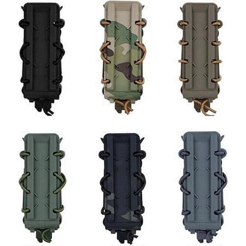 Tactical 9mm Pistol Magazine Pouch Military Belt Airsoft Molle Mag Case Hunting Pistol Gun Fast Attach Carrier