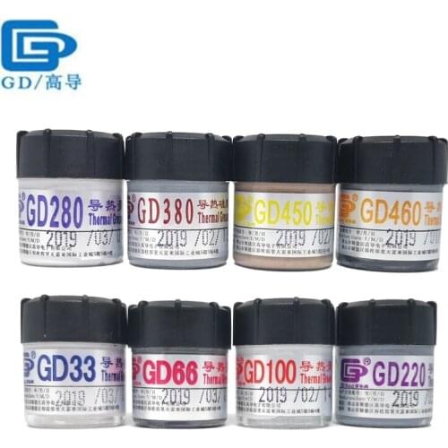 GD900 20g 25g 30g processor CPU GPU LED Thermal Compound Thermal Grease Conductive Heatsink Plaster fan Thermal paste