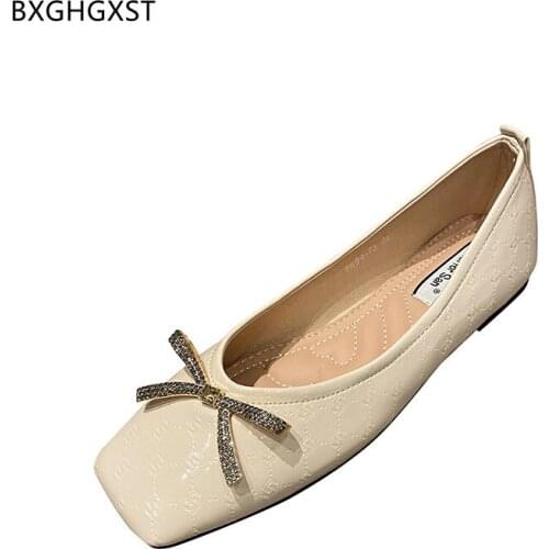 Flats Slip on Shoes Women Loafers Patent Leather Shoes Woman Boat Shoes for Woman Square Toe Chaussure Femme Zapatillas De Mujer