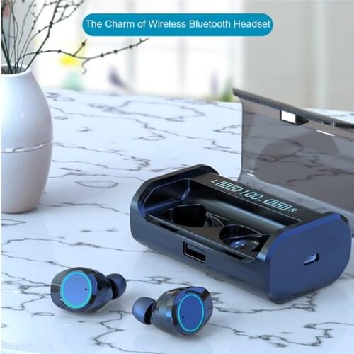 G06 TWS Wireless Earphone Bluetooth Headphone 5.0 Earphones Power Display Touch Control Sport Stereo Earbuds Headset