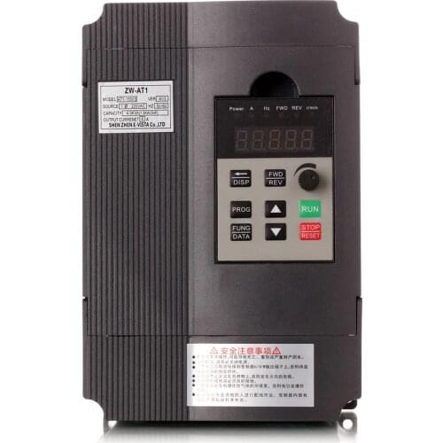 Two Pieces VFD 1.5KW 8A CoolClassic frequency converter ZW-AT1 or XSY-AT1 3P 220V Output Free Shipping