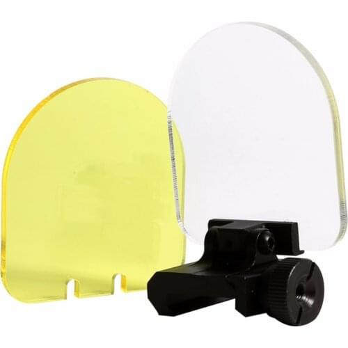 Airsoft Sight Scope Lens Screen Protector Cover Shield Panel 20mm Rail Mount for Rifle Scope Sight Gun Accessories Tactical