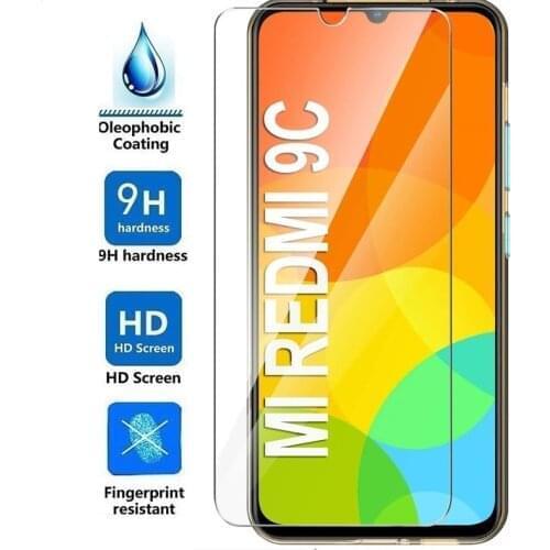 Phone Protective Glass for Redmi 9 Tempered Glass 9H Hard Screen Protector on Xiaomi Redmi 9 Prime 9A 9C Xiomi Film