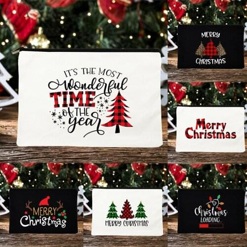 Its The Most Time Wonderful of The Year Print Girls Makeup Organizer Case Women Cosmetic Bags Female Purse Pencil Bag Best Gift