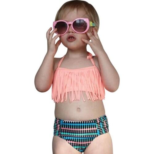 Women Kid Baby Girl Swimwear Bikini Set Summer Striped Family Swimwear Mother And Daughter Swimsuit Bathing Suit
