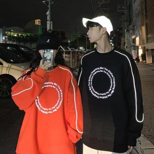 Womens Hoodies Pullover O Neck Long Sleeves Cotton Unisex Loose Tops Wholesale 2021 New Fashion Casual Lovers' Clothes