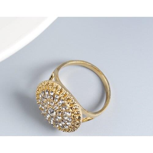 Womens Zircon Ring Gold Mushroom Ring Personality Micro Mosaic Jewelry Party Fashion Lady Small Gift Popular Jewelry