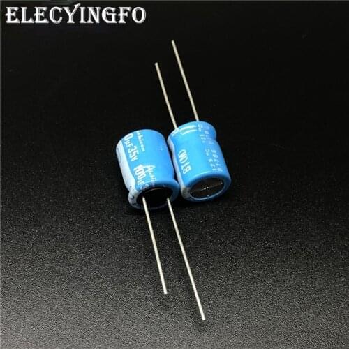 10pcs 100uF 35V100UF NICHICON BT Series 10x12.5mm High reliable 35V100uF Aluminum Electrolytic capacitor