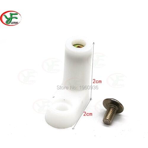 100 pcs/lot L Type PCB feet with screw PCB board plastic bracket for arcade jamma game board PCB Mounting Feet