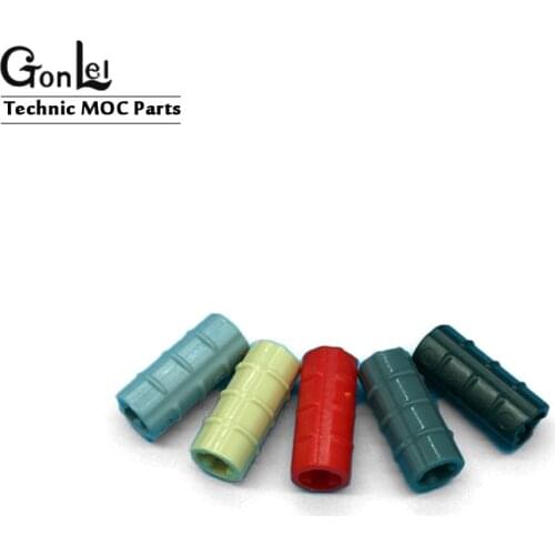 20Pcs/Lot High-Tech Axle Connector Ridged [with x Hole x Orientation] Block Bricks Parts Toys Compatible with 6538b Axle