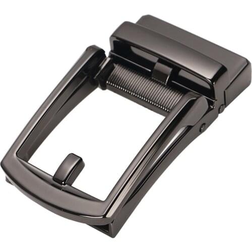 2019 New Fashion Men Durable Metal Alloy Ratchet Belt Buckle Automatic Slide Buckle Replacement for Belt Strap 3.5cm/1.38 inch