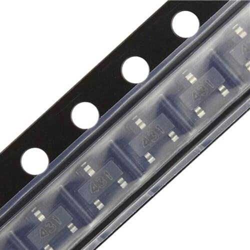 50PCS TL431 SOT TL431A SOT-23 431 SOT SMD new voltage regulator IC