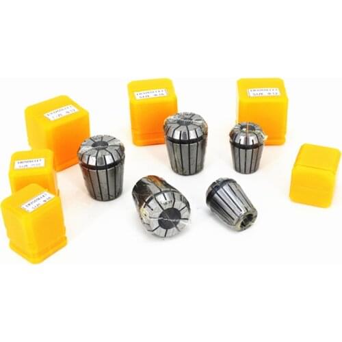 7Pcs /set ER11 collet 3mm,4mm,5mm,6mm,7mm,1/4", 1/8" Spring Chuck Collet Set For CNC Milling Lathe Tool Engraving Machine