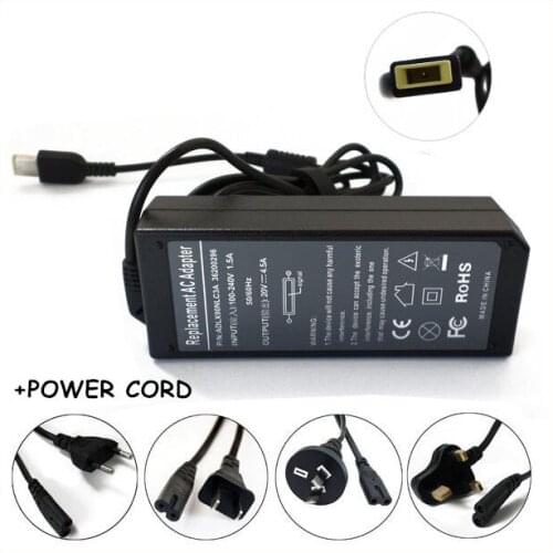 Laptop Power Supply 20V 4.5A 90W Battery Charger Adapter Carregador Portatil For Caderno Lenovo Yoga 13 M490S