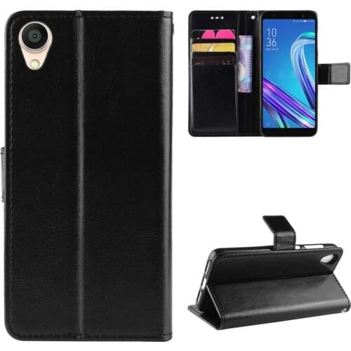 For ASUS Zenfone Live L1 G552KL G 552KL G552 KL Case classic Flip Luxury PU Leather Phone Case For ASUS_X00RD ZA550KL Case Cover