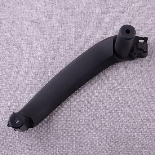 CITALL Car Rear Right Interior Door Pull Handle Trim Cover Fit for BMW X3 F25 X4 F26 2011 2012 2013 2014 2015 2016 2017 Black