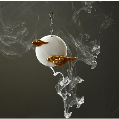 Creative Ceramic Hanging Backflow Incense Burner Household Sandalwood Fragrance Censer Indoor Decoracion Para El Hogar Ornaments