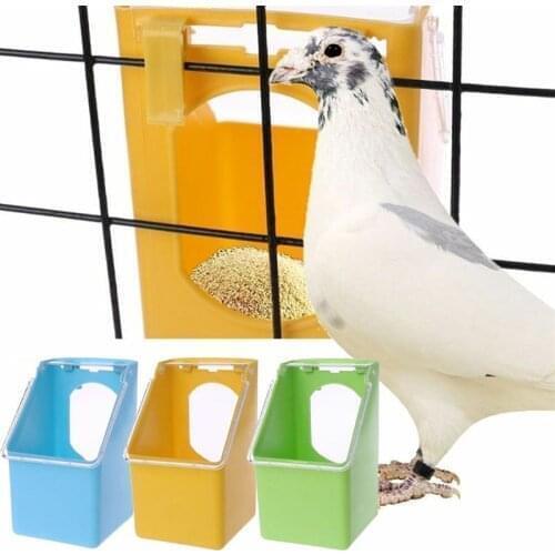 Bird Feeder Anti Splash Feeding Bowl Box Splash Proof Cage Parrot Pigeon Budgie Drink Water Container Equipment Pet Supplies