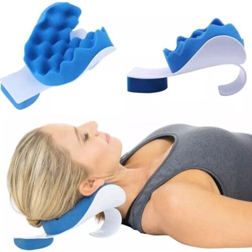 Neck Massage Pillow Neck Support Travel Pillow Muscle Relaxer Massage The Neck Health Care Relieve Fatigue Neck Massage Tool