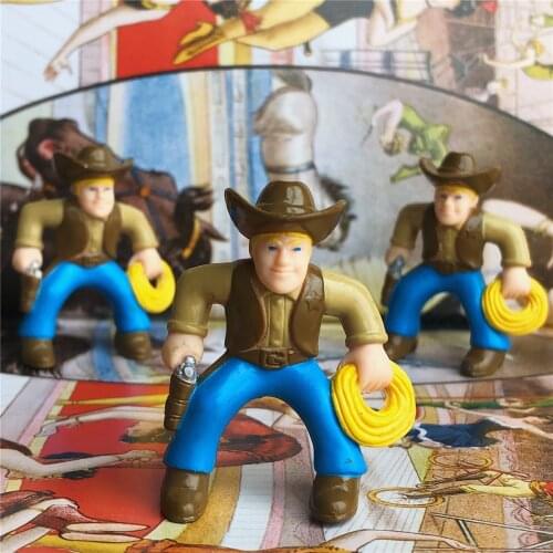 Figure fishing rod with fish