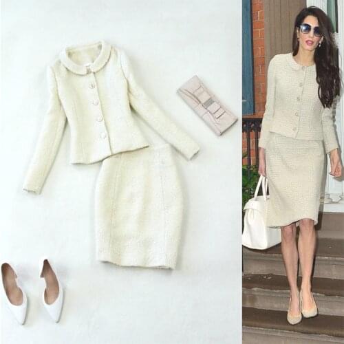 Fashionable women suits blazer skirt 2 pcs Women work clothes Women Ladies Business Office Tuxedos Work Wear Suits