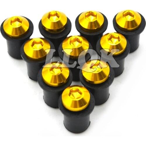 Motorcycle CNC Windshield Spike Bolt Screw M5 Nuts accessories For honda cb599 cb600 hornet 98-06 vtx1300 03-08 nc700 12-13