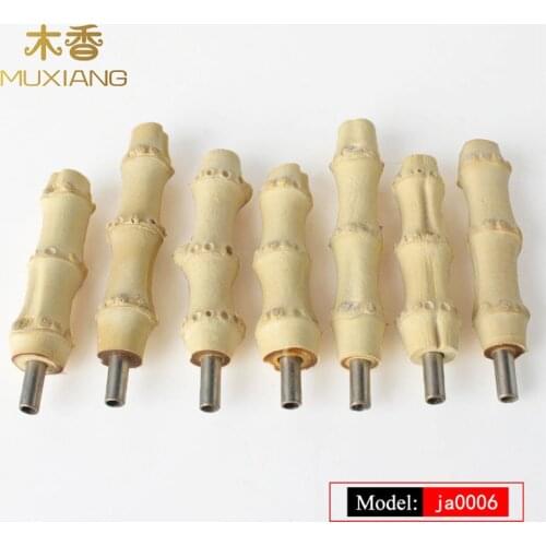 MUXIANG DIY pipe 1~3 section of bamboo joint slub cigarette holder mouthpiece about 55-70mm long ja0001-ja0009